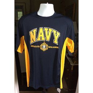 Badgersport Navy Academy Jersey Blue Yellow L Poly